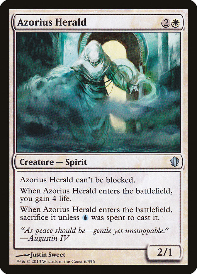 Azorius Herald (6) [Commander 2013] | Odin's Place