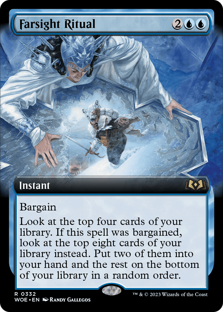 Farsight Ritual (Extended Art) [Wilds of Eldraine] | Odin's Place