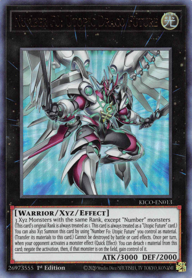 Number F0: Utopic Draco Future (Ultra Rare) [KICO-EN013] Ultra Rare | Odin's Place