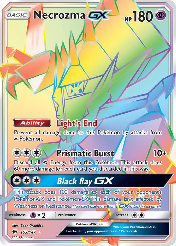 Necrozma GX (153/147) [Sun & Moon: Burning Shadows] | Odin's Place