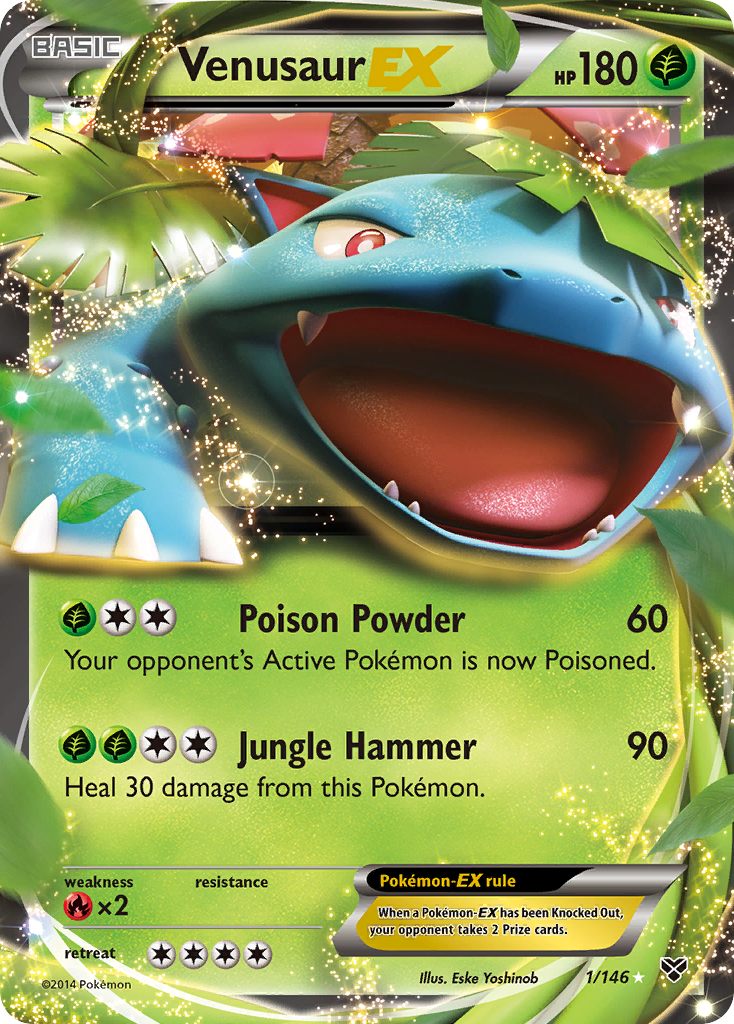 Venusaur EX (1/146) [XY: Base Set] | Odin's Place