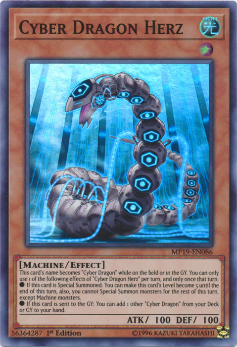 Cyber Dragon Herz [MP19-EN086] Super Rare | Odin's Place