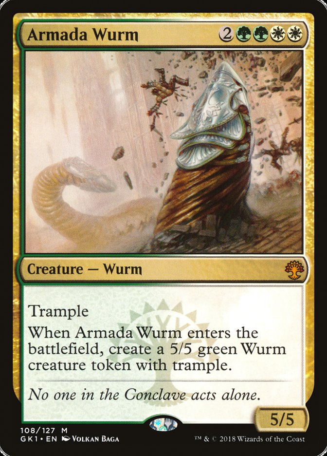 Armada Wurm (108) [Guilds of Ravnica Guild Kit] | Odin's Place