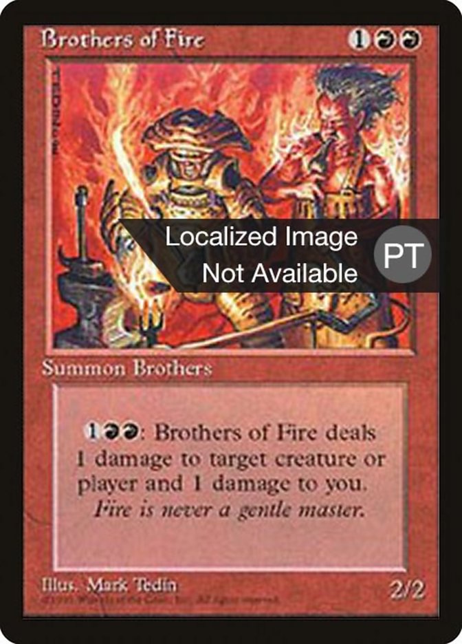 Brothers of Fire [Fourth Edition (Foreign Black Border)] | Odin's Place