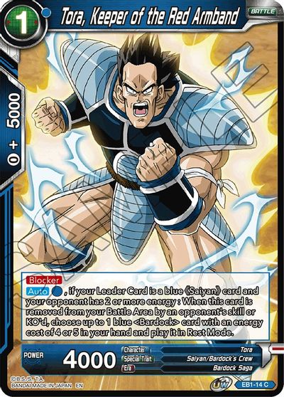 Tora, Keeper of the Red Armband (EB1-014) [Battle Evolution Booster] | Odin's Place