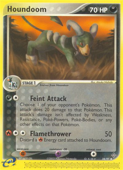 Houndoom (34/97) [EX: Dragon] | Odin's Place