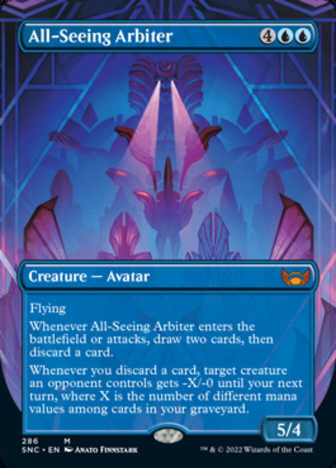 All-Seeing Arbiter (Borderless Alternate Art) [Streets of New Capenna] | Odin's Place