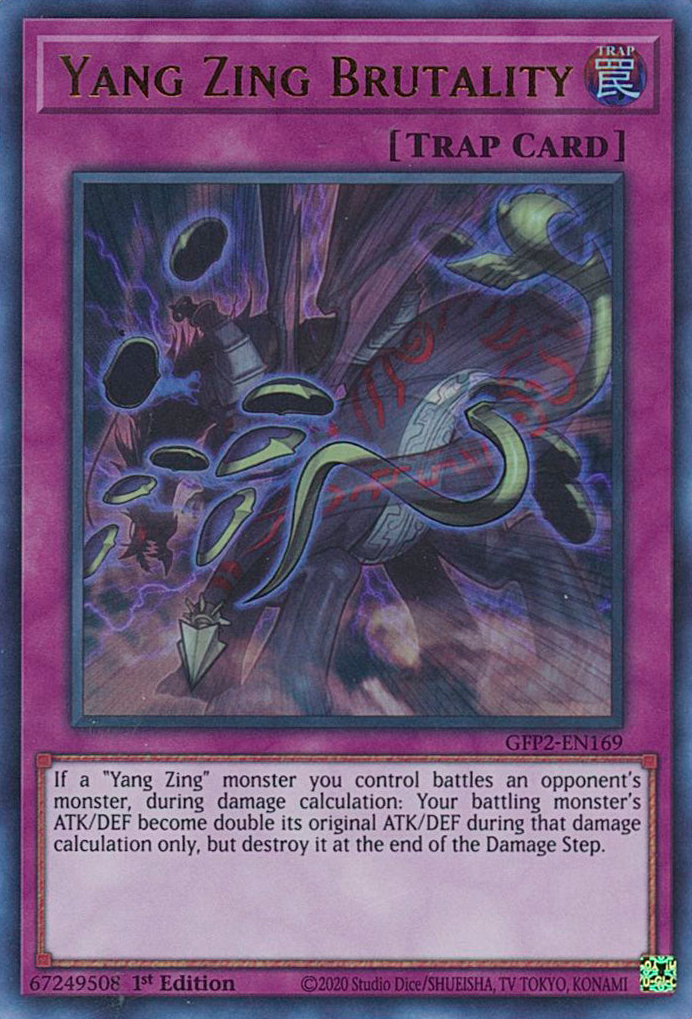Yang Zing Brutality [GFP2-EN169] Ultra Rare | Odin's Place