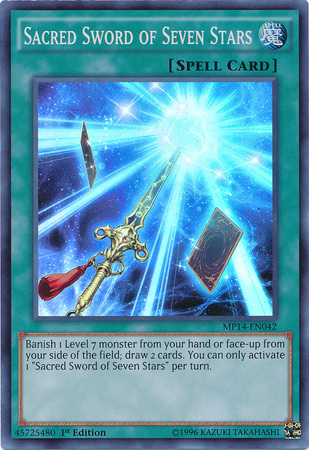 Sacred Sword of Seven Stars [MP14-EN042] Super Rare | Odin's Place