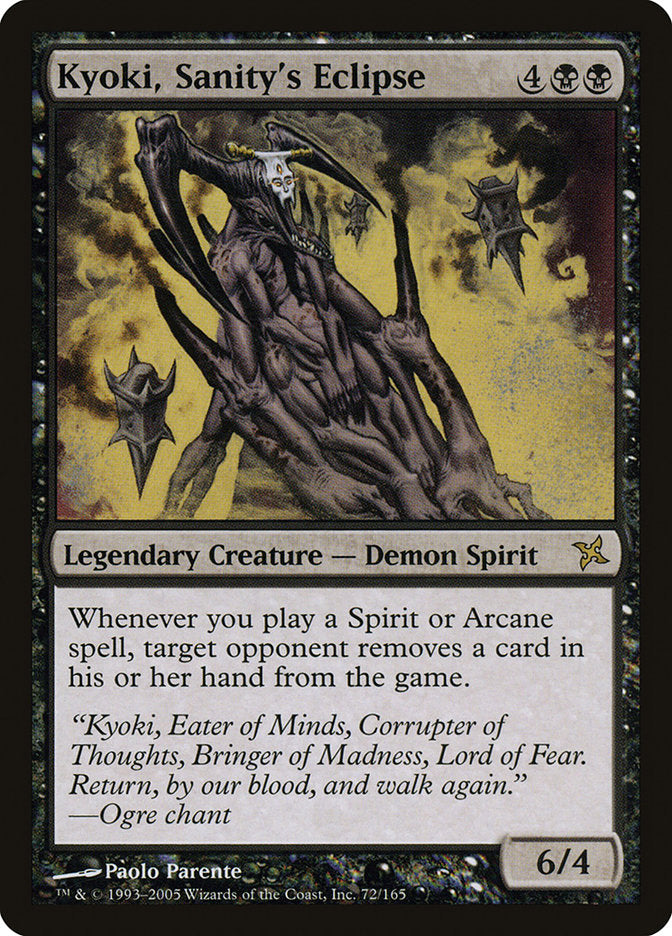 Kyoki, Sanity's Eclipse (72) [Betrayers of Kamigawa] | Odin's Place