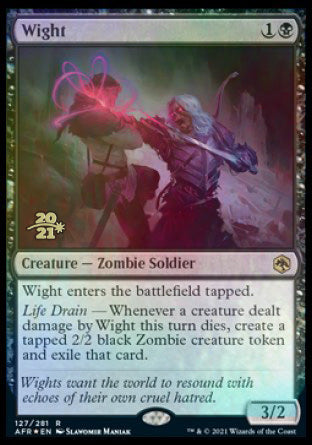 Wight [Dungeons & Dragons: Adventures in the Forgotten Realms Prerelease Promos] | Odin's Place