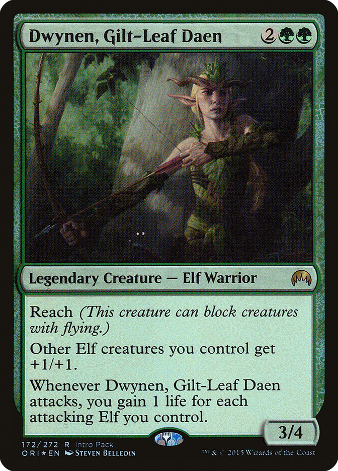 Dwynen, Gilt-Leaf Daen (172) (Intro Pack) [Magic Origins Promos] | Odin's Place