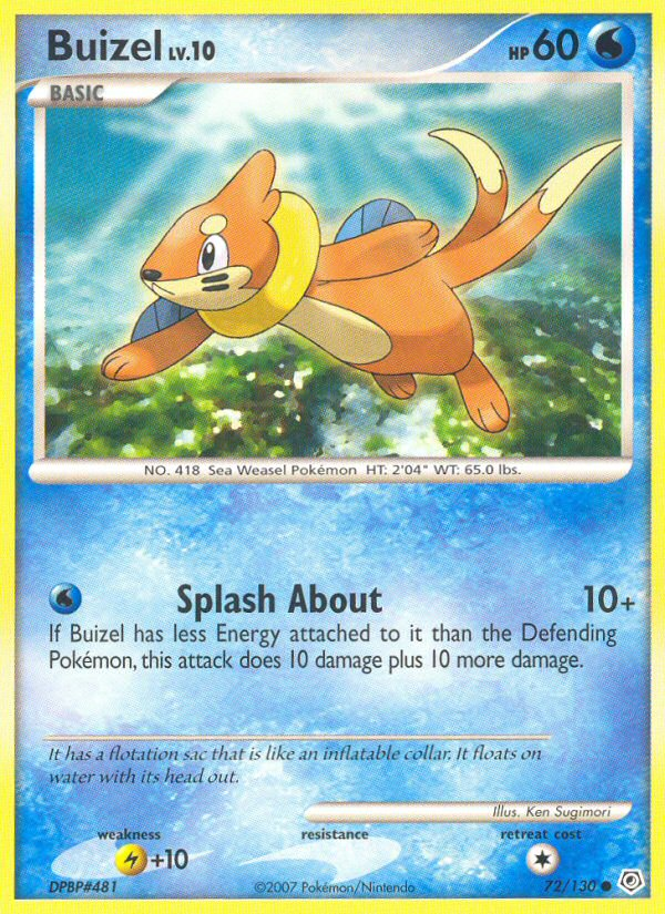 Buizel (72/130) [Diamond & Pearl: Base Set] | Odin's Place