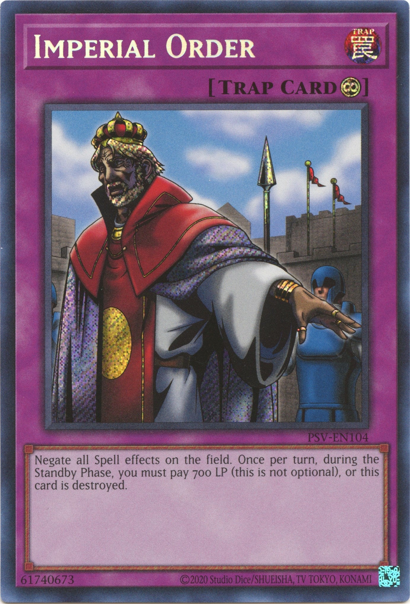 Imperial Order (25th Anniversary) [PSV-EN104] Secret Rare | Odin's Place