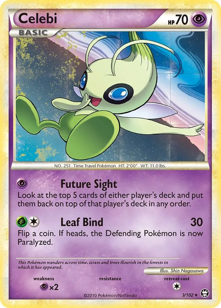 Celebi (3/102) (Movie Exclusive) [HeartGold & SoulSilver: Triumphant] | Odin's Place