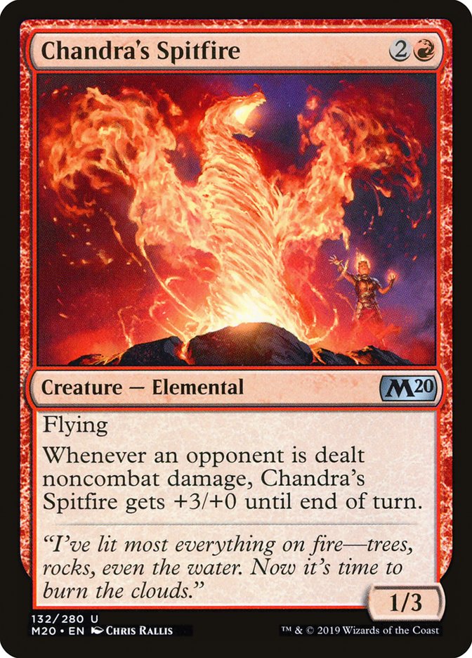 Chandra's Spitfire [Core Set 2020] | Odin's Place