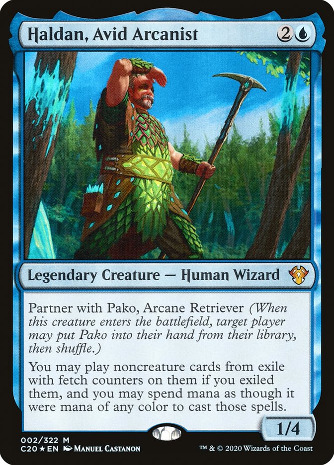 Haldan, Avid Arcanist [Commander 2020] | Odin's Place