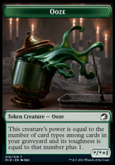 Human // Ooze Double-Sided Token [Innistrad: Midnight Hunt Tokens] | Odin's Place