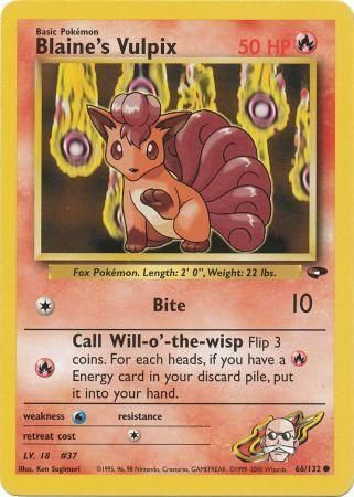 Blaine's Vulpix (66/132) [Gym Challenge Unlimited] | Odin's Place