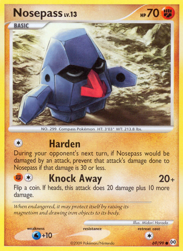 Nosepass (69/99) [Platinum: Arceus] | Odin's Place
