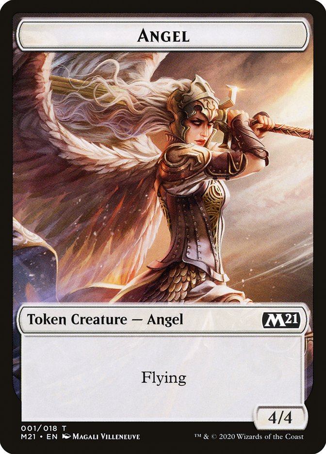 Angel Token [Core Set 2021 Tokens] | Odin's Place