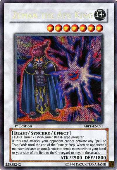 Zeman the Ape King [ABPF-EN097] Secret Rare | Odin's Place