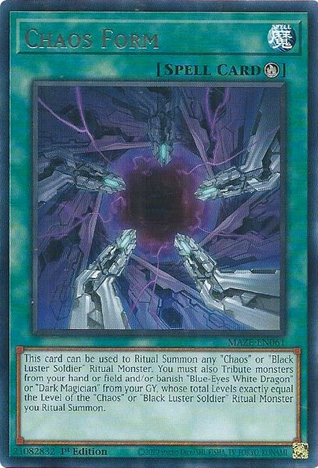Chaos Form [MAZE-EN061] Rare | Odin's Place