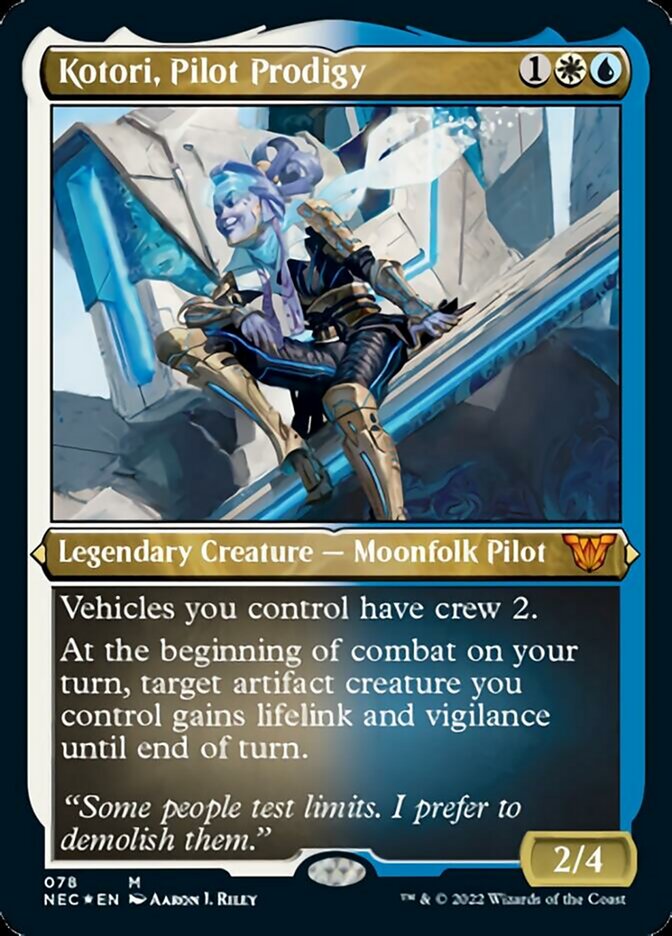 Kotori, Pilot Prodigy (Showcase Display Commander) [Kamigawa: Neon Dynasty Commander] | Odin's Place