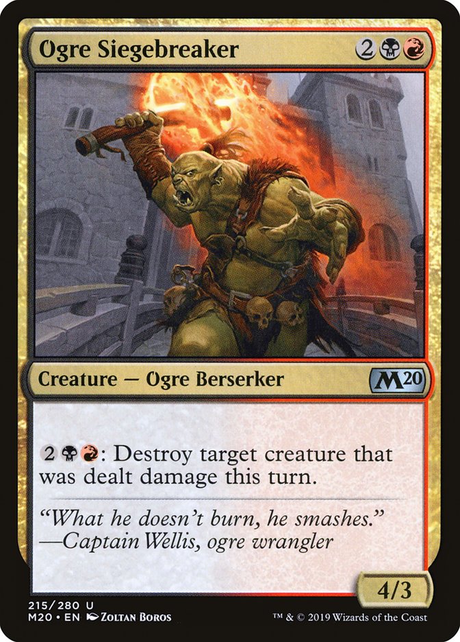 Ogre Siegebreaker [Core Set 2020] | Odin's Place