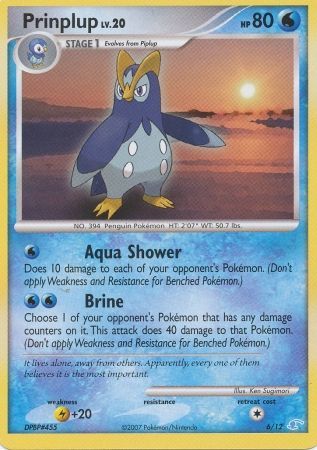 Prinplup (6/12) [Diamond & Pearl: Trainer Kit - Manaphy] | Odin's Place