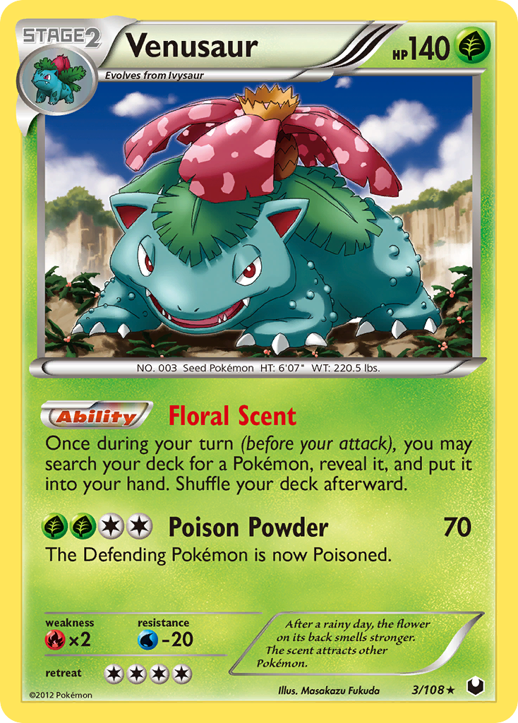 Venusaur (3/108) [Black & White: Dark Explorers] | Odin's Place