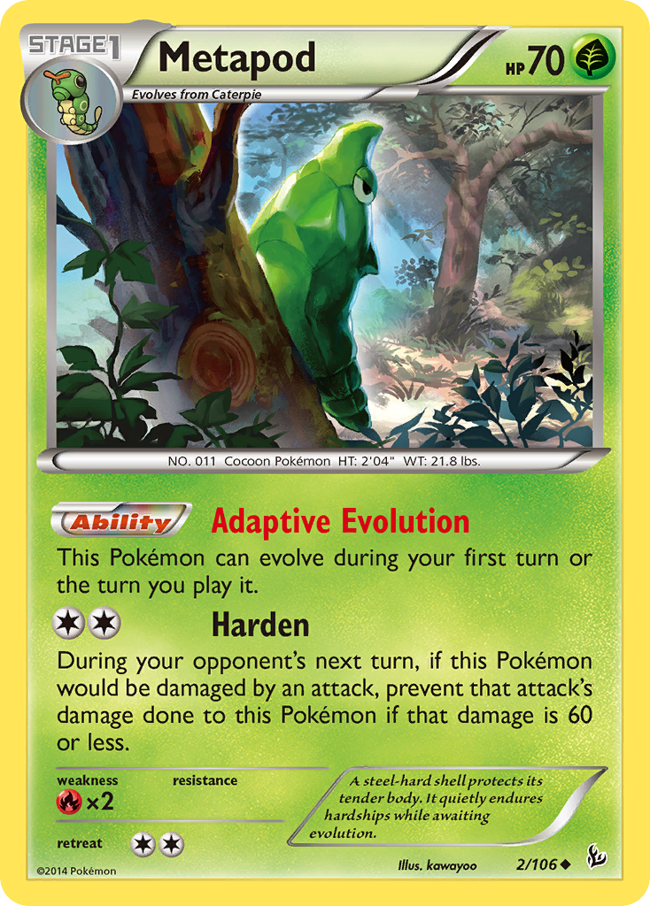 Metapod (2/106) [XY: Flashfire] | Odin's Place