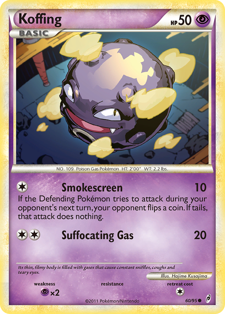 Koffing (60/95) [HeartGold & SoulSilver: Call of Legends] | Odin's Place