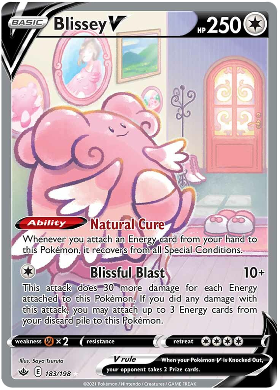 Blissey V (183/198) [Sword & Shield: Chilling Reign] | Odin's Place