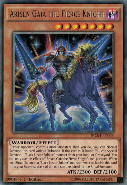 Arisen Gaia the Fierce Knight [BOSH-EN098] Rare | Odin's Place