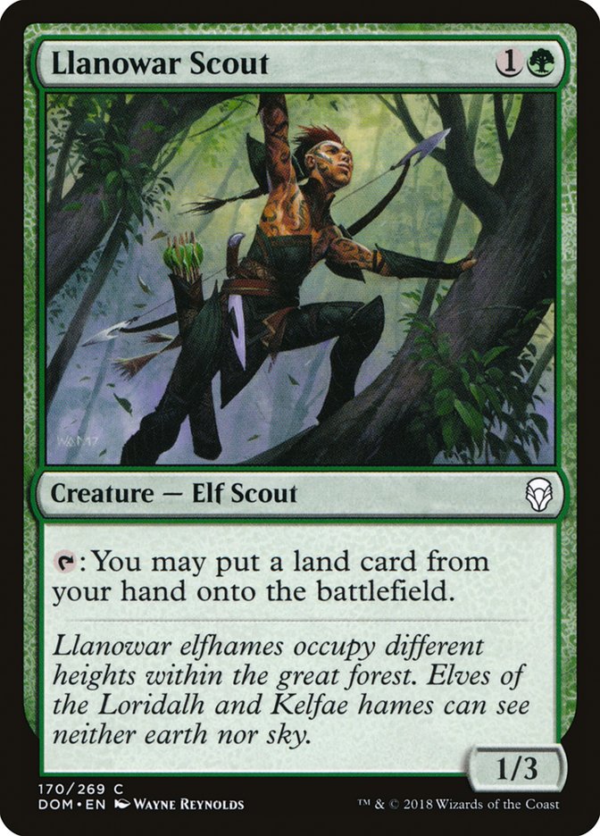 Llanowar Scout (170) [Dominaria] | Odin's Place