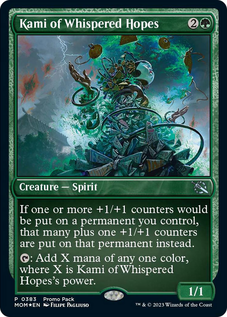 Kami of Whispered Hopes (Promo Pack) [March of the Machine Promos] | Odin's Place