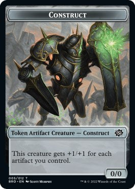 Servo // Construct (005) Double-Sided Token [The Brothers' War Commander Tokens] | Odin's Place