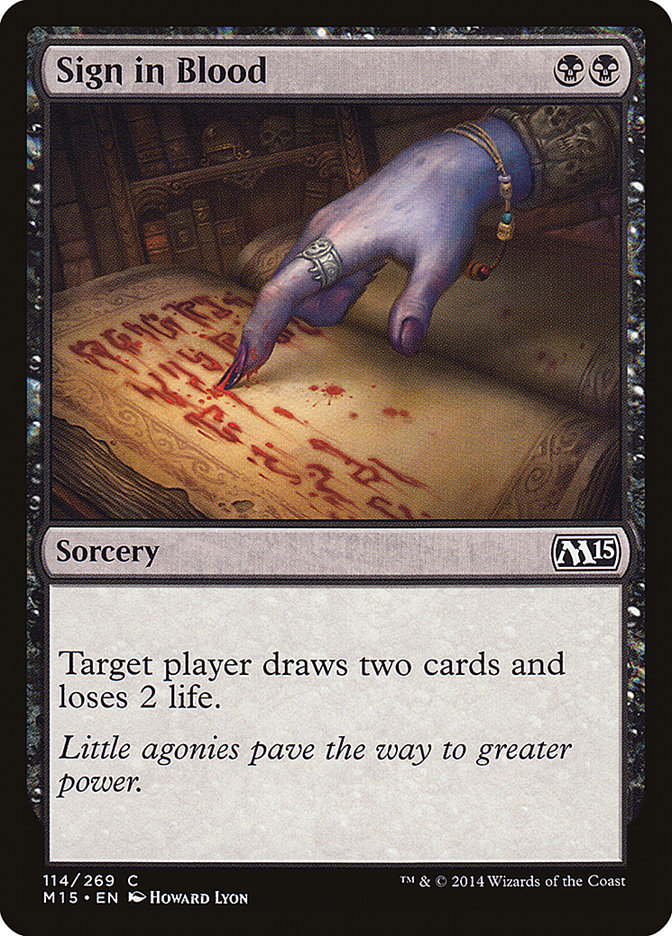 Sign in Blood (114) [Magic 2015] | Odin's Place