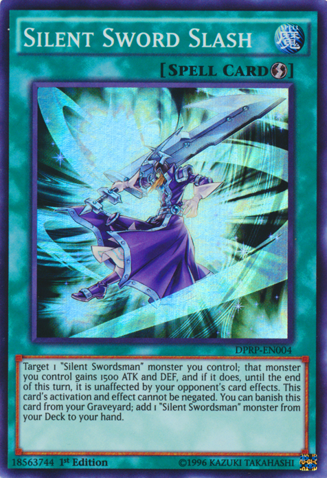 Silent Sword Slash [DPRP-EN004] Super Rare | Odin's Place