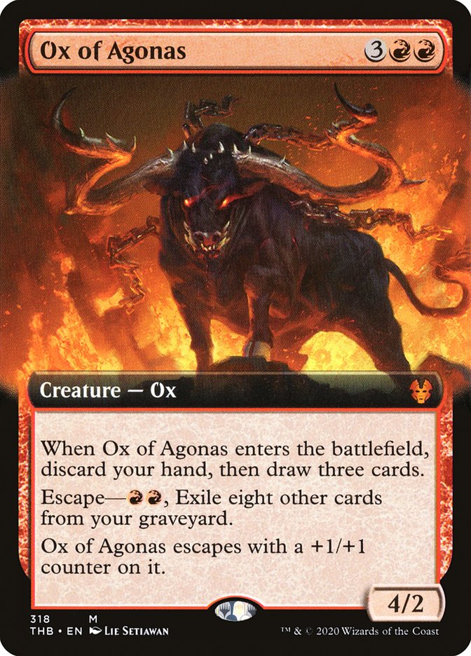 Ox of Agonas (Extended Art) [Theros Beyond Death] | Odin's Place