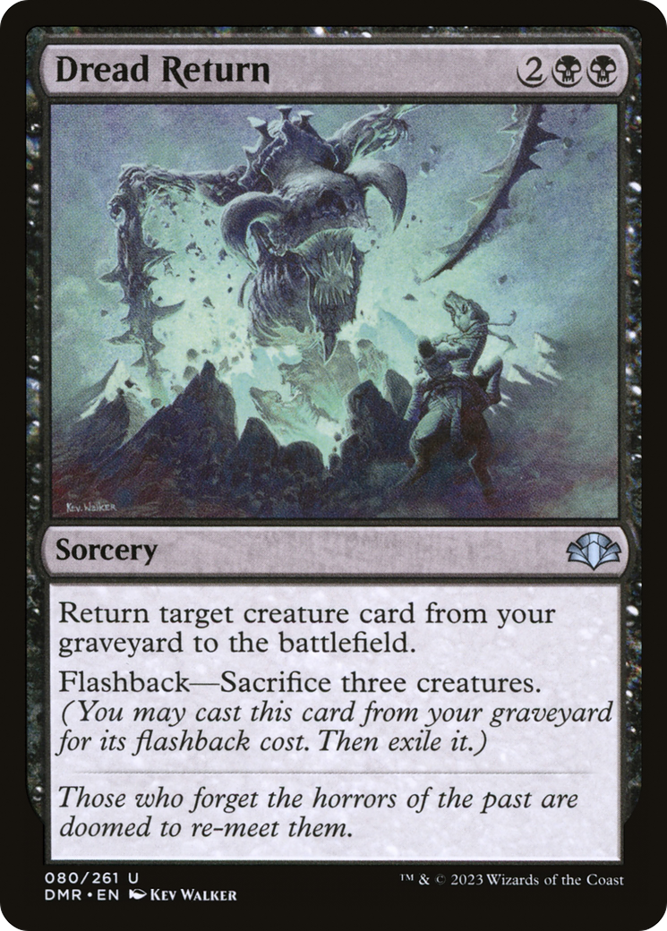 Dread Return [Dominaria Remastered] | Odin's Place