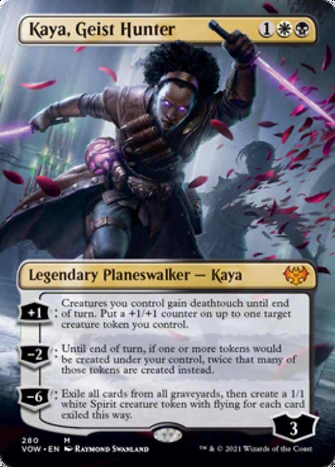 Kaya, Geist Hunter (Borderless) [Innistrad: Crimson Vow] | Odin's Place