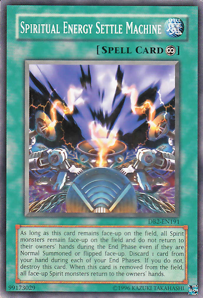 Spiritual Energy Settle Machine [DB2-EN191] Common | Odin's Place
