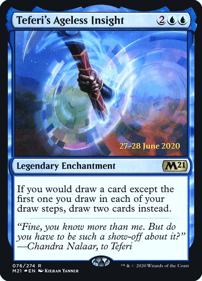 Teferi's Ageless Insight [Core Set 2021 Prerelease Promos] | Odin's Place
