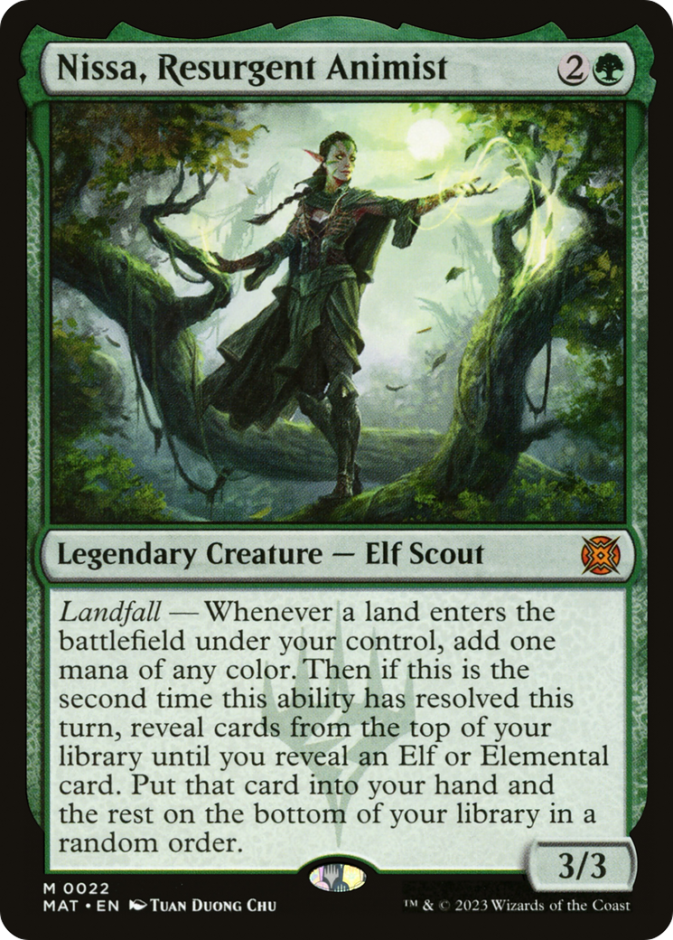 Nissa, Resurgent Animist [March of the Machine: The Aftermath] | Odin's Place