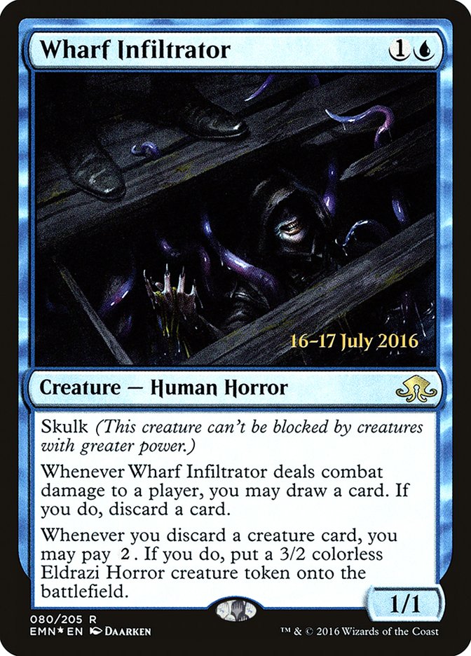 Wharf Infiltrator (80) [Eldritch Moon Prerelease Promos] | Odin's Place