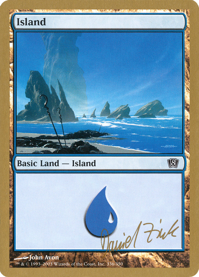 Island (dz336) (Daniel Zink) [World Championship Decks 2003] | Odin's Place