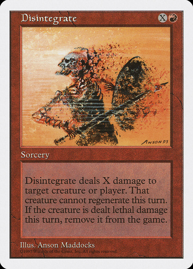 Disintegrate (219) [Fifth Edition] | Odin's Place