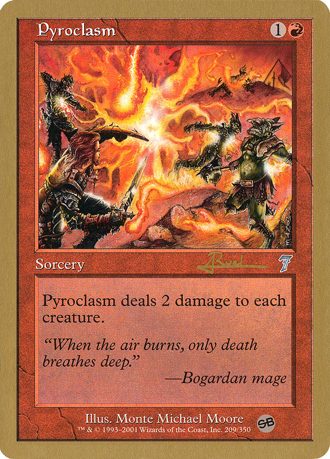 Pyroclasm (Antoine Ruel) (SB) [World Championship Decks 2001] | Odin's Place